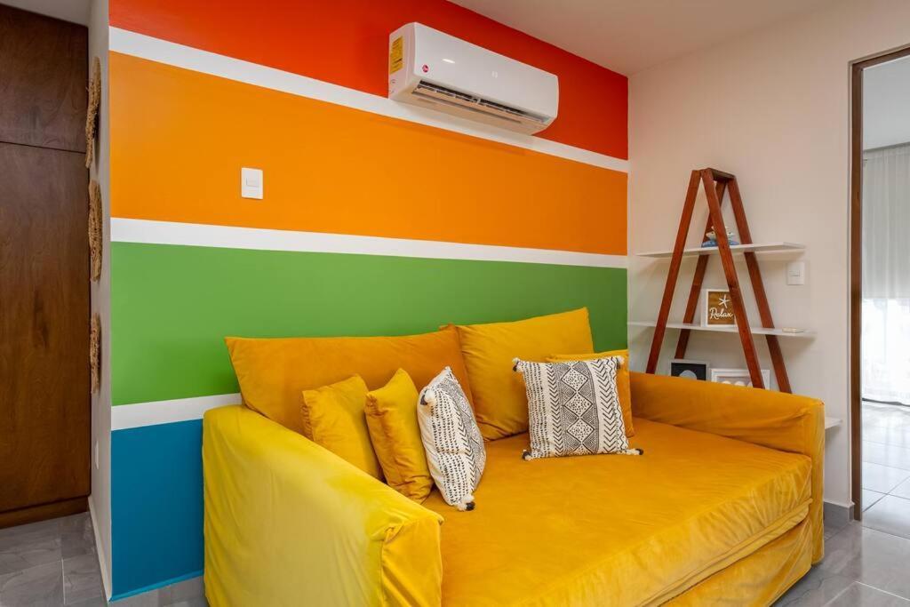 5mins To Beach+pool+kingbed+freedisneyplus Apartamento Playa del Carmen